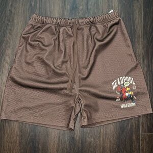 CVLA‎ x Marvel Men's Deadpool & Wolverine Best Friends Mesh Shorts, Size: XL